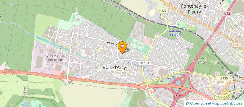 localisation de l'entreprise A.D.S  BOIS D ARCY