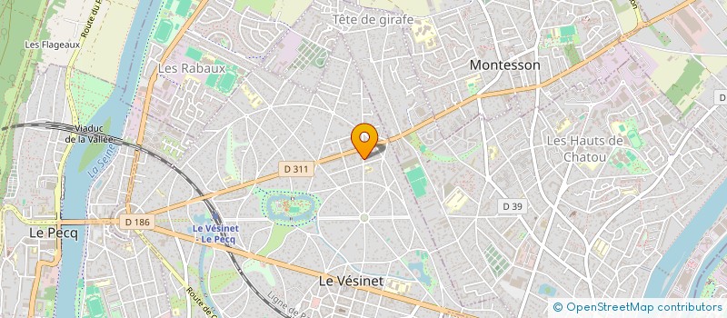 localisation de l'entreprise A.D.S  LE VESINET