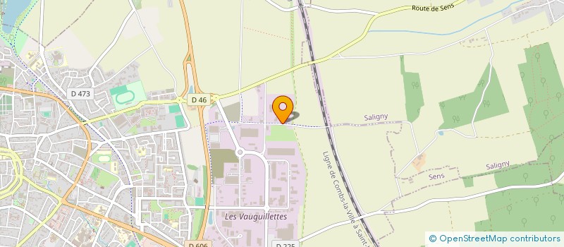 localisation de l'entreprise A.D.S  SENS