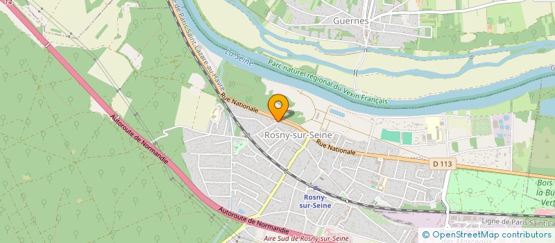 localisation de l'entreprise A.D.S. BATIMENT à ROSNY-SUR-SEINE