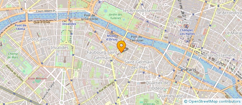 localisation de l'entreprise A D S I  PARIS