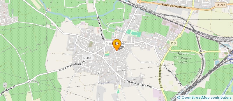 localisation de l'entreprise A.D.S.MARKETING  MANDUEL