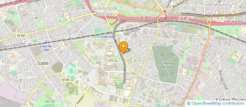 localisation de l'entreprise A D S P NORD PAS DE CALAIS OMEGA LILLE à LILLE