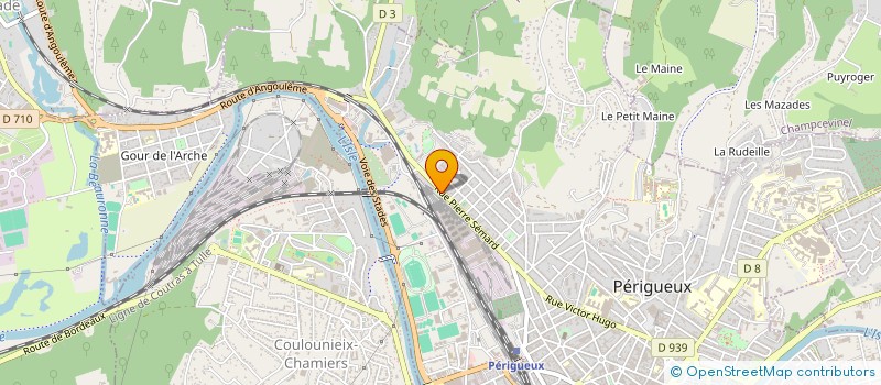 localisation de l'entreprise A.D.S. SECURITE ET TELECOM à PERIGUEUX