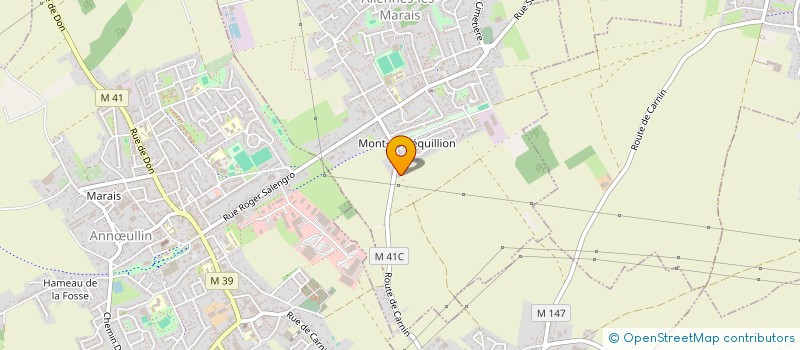 localisation de l'entreprise A.D.S.V à ALLENNES-LES-MARAIS