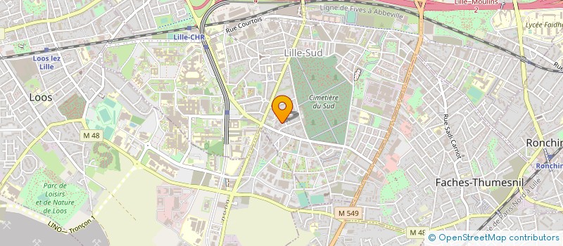 localisation de l'entreprise A.D SERVICES à LILLE