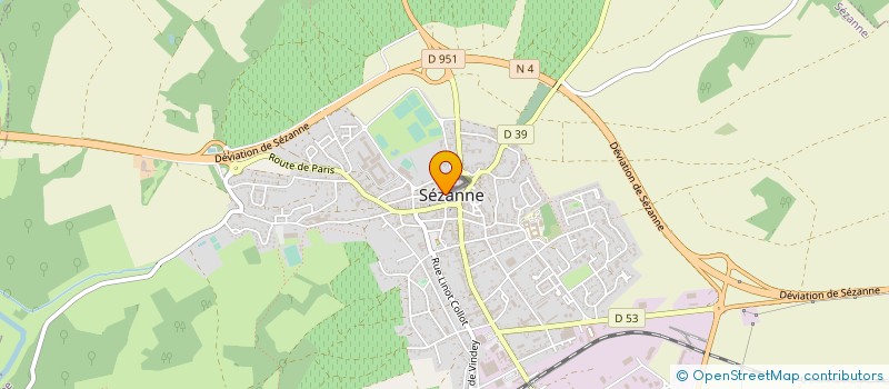 localisation de l'entreprise A.D.SY  SEZANNE