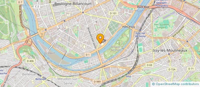 localisation de l'entreprise A.D.T.+ à BOULOGNE-BILLANCOURT