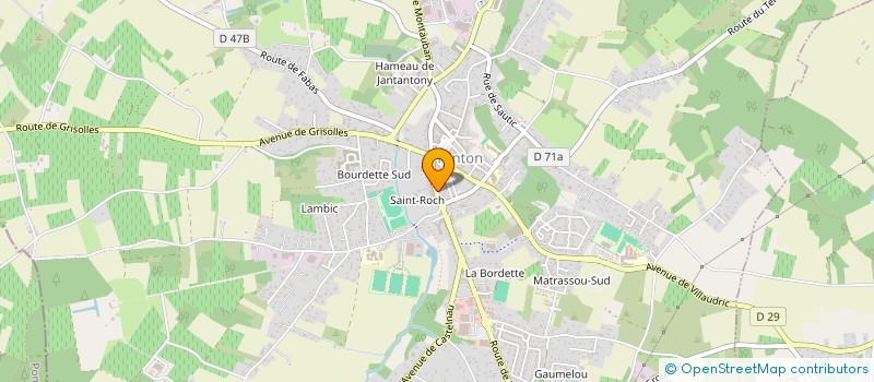 localisation de l'entreprise A.D.T SECTEUR PAROISSIAL DE FRONTON  FRONTON