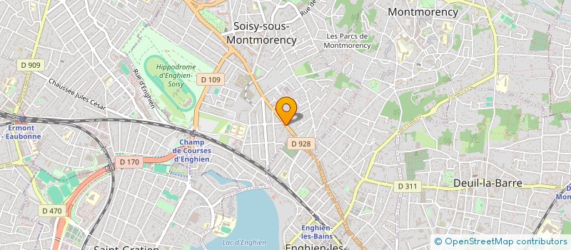 localisation de l'entreprise A.D.T. SOISY à SOISY-SOUS-MONTMORENCY