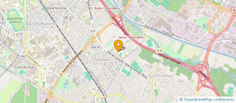 localisation de l'entreprise A.D. TRAVAUX PUBLICS  LES MESNEUX