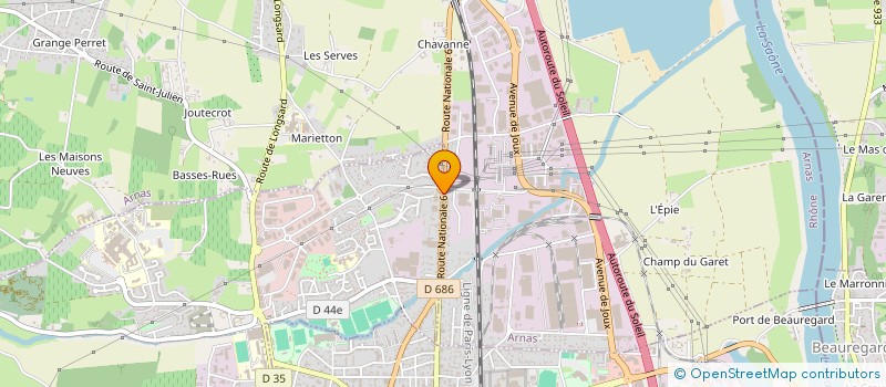 localisation de l'entreprise A D V  LIMAS