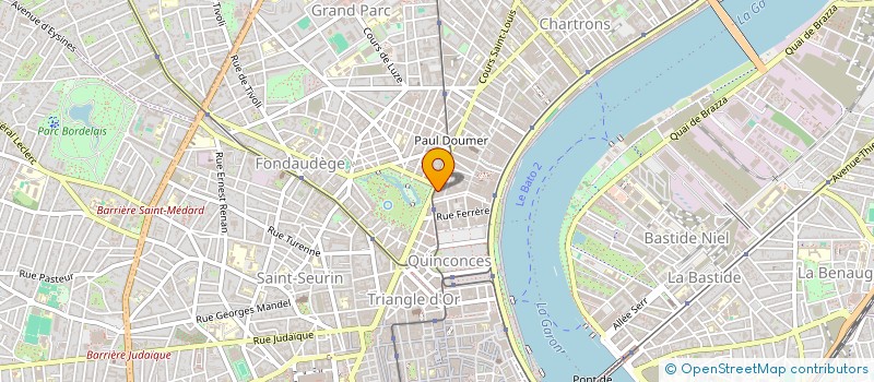 localisation de l'entreprise A.D.V  BORDEAUX