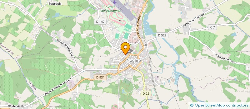 localisation de l'entreprise A.D.X.L. à NOGARO