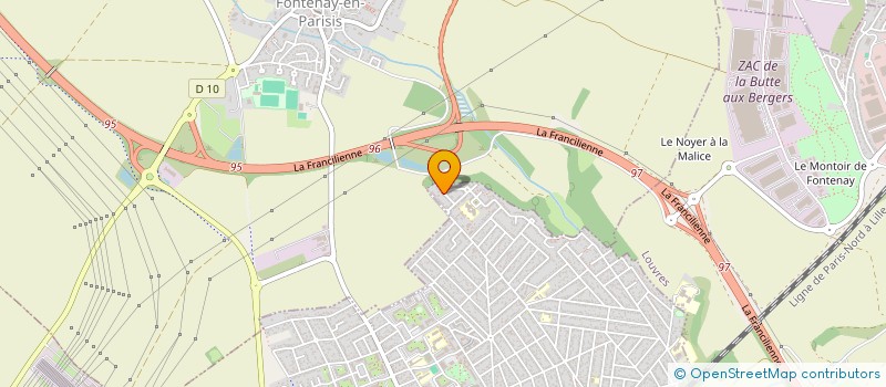 localisation de l'entreprise A&DAM  GOUSSAINVILLE