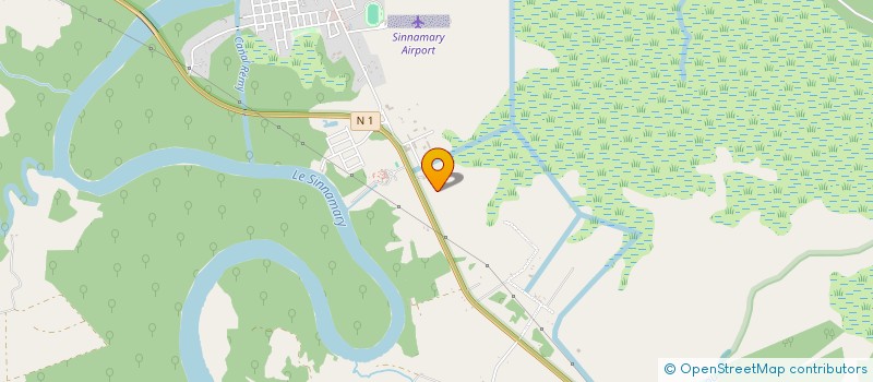 localisation de l'entreprise A DAN SAVAN'AN  SINNAMARY