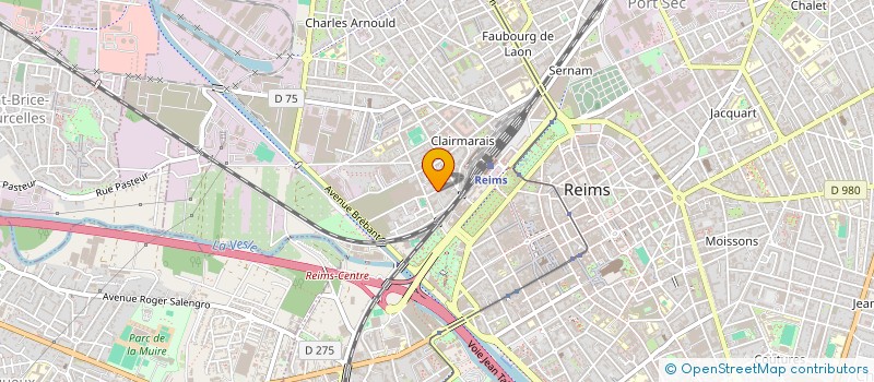 localisation de l'entreprise A.DARGENT.IMMO  REIMS