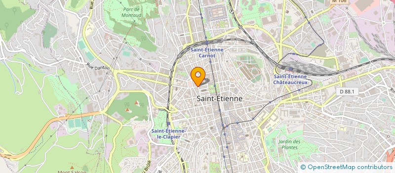 localisation de l'entreprise A.DAUPHY  SAINT-ETIENNE