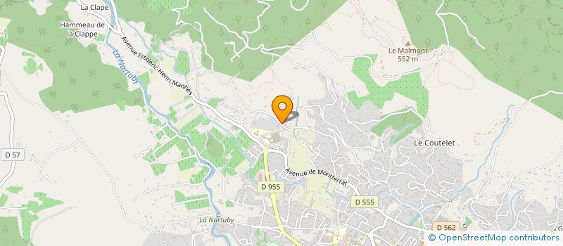 localisation de l'entreprise A.DAVID HOLDING  DRAGUIGNAN