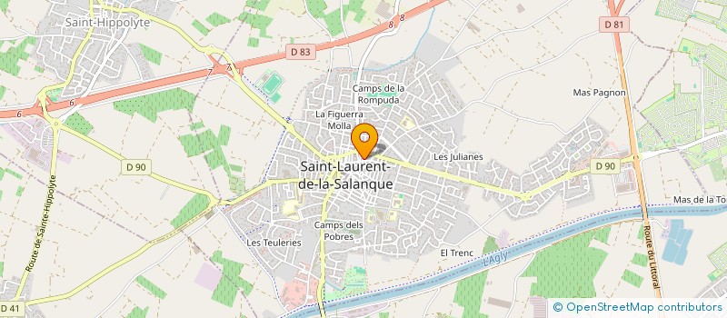 localisation de l'entreprise A DAY  SAINT-LAURENT-DE-LA-SALANQUE