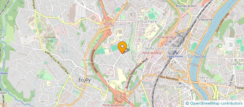 localisation de l'entreprise A.DE.S.E & ASSOCIES  ECULLY