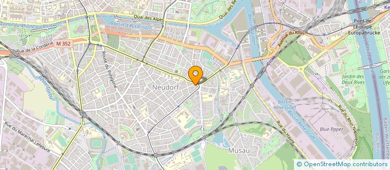 localisation de l'entreprise A'DECO à STRASBOURG