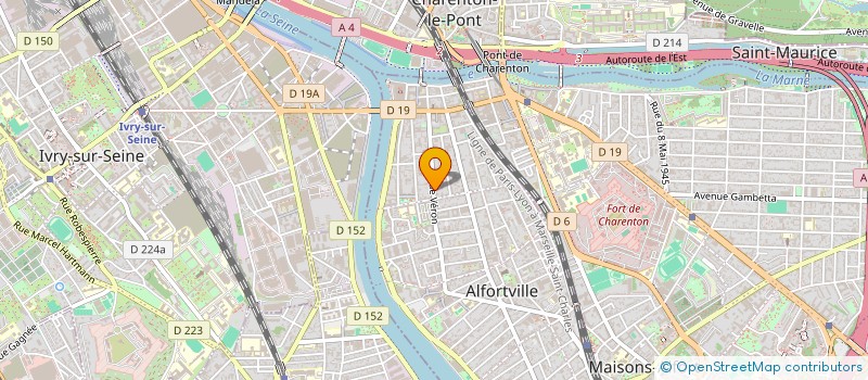 localisation de l'entreprise A DECOREXAL à ALFORTVILLE