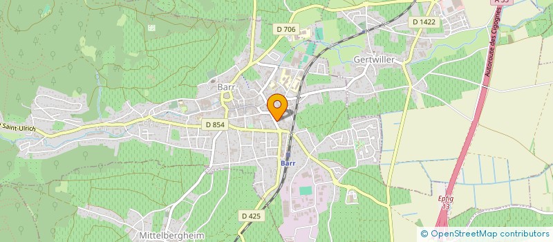 localisation de l'entreprise A.DEMAIN à BARR