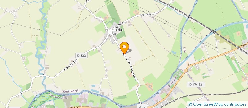 localisation de l'entreprise A DEREBREU  STEENWERCK