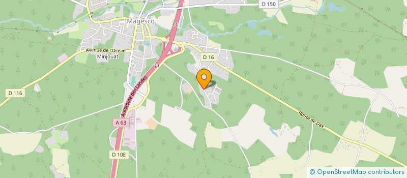 localisation de l'entreprise A DEUX MAINS  MAGESCQ