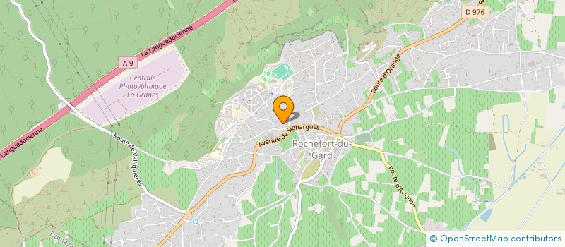 localisation de l'entreprise A DEUX MAINS  ROCHEFORT-DU-GARD