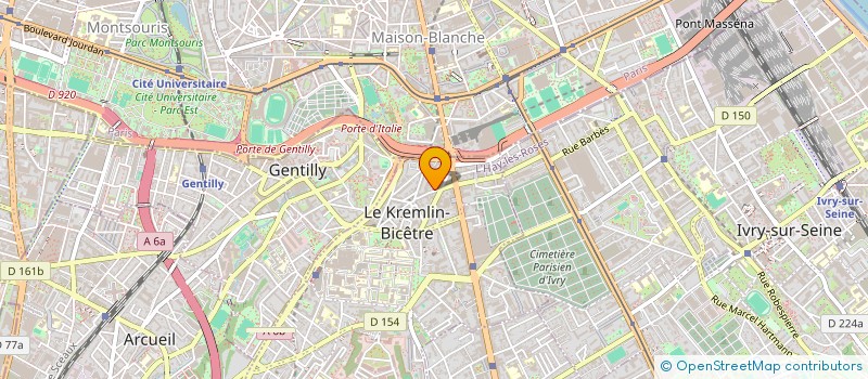 localisation de l'entreprise A DEUX MAINS BY HAF  LE KREMLIN-BICETRE