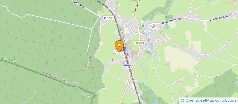 localisation de l'entreprise A DEUX MAINS - VERRERIE BLANCHE  ANOR