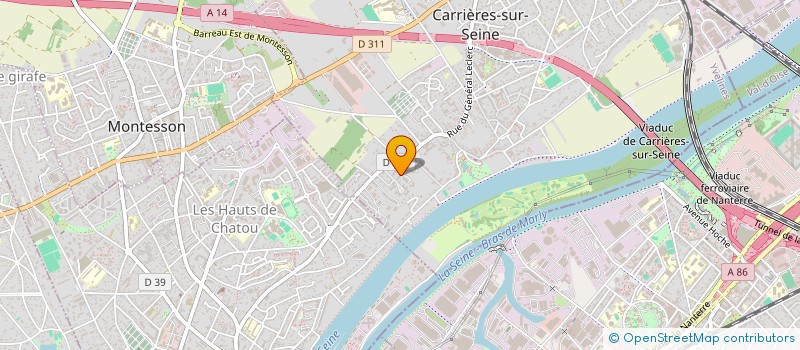 localisation de l'entreprise A DEUX PAS à CARRIERES-SUR-SEINE