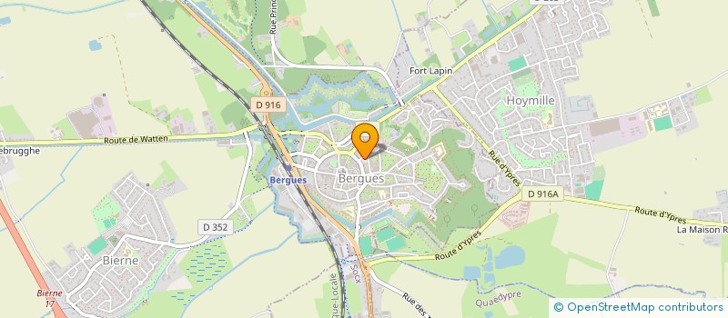 localisation de l'entreprise A DEUX PAS à BERGUES