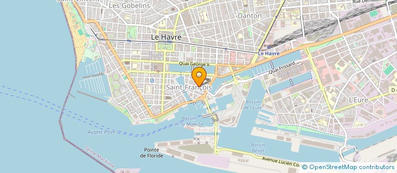 localisation de l'entreprise A DEUX PAS D ICI à LE HAVRE