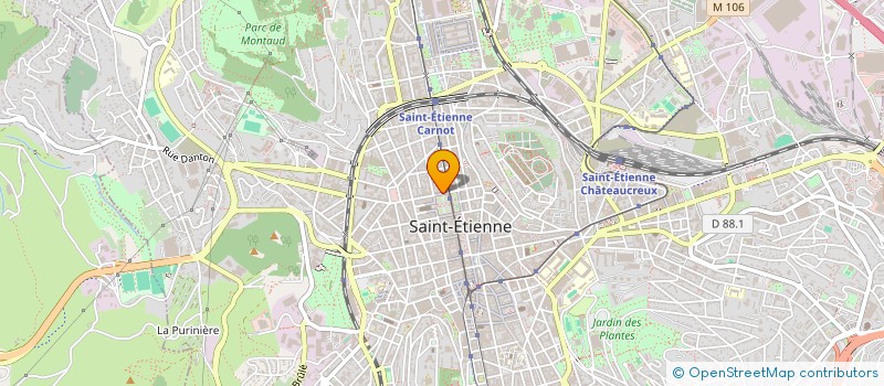 localisation de l'entreprise A DEUX PAS D'ICI  SAINT-ETIENNE