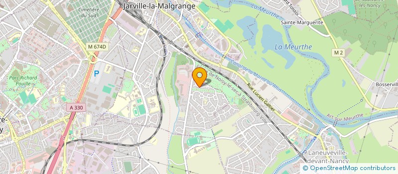 localisation de l'entreprise A DEUX PAS DE CHEZ MOI  JARVILLE-LA-MALGRANGE