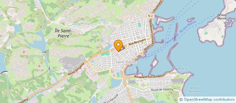 localisation de l'entreprise A DEUX PLATS D'ICI à SAINT-PIERRE