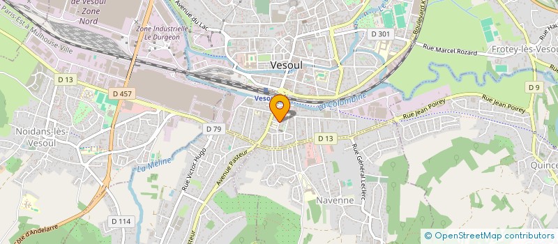 localisation de l'entreprise A DIEU VAT à VESOUL