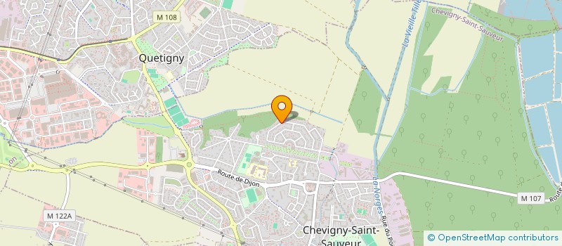 localisation de l'entreprise A DIPANDA  CHEVIGNY-SAINT-SAUVEUR