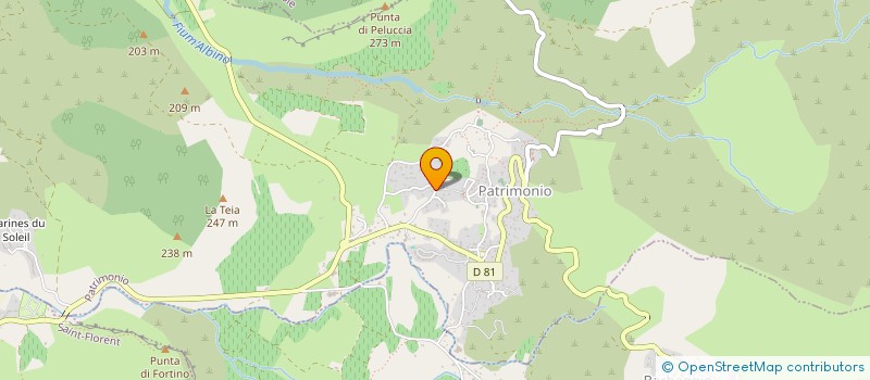 localisation de l'entreprise A DIRASCHERA à PATRIMONIO