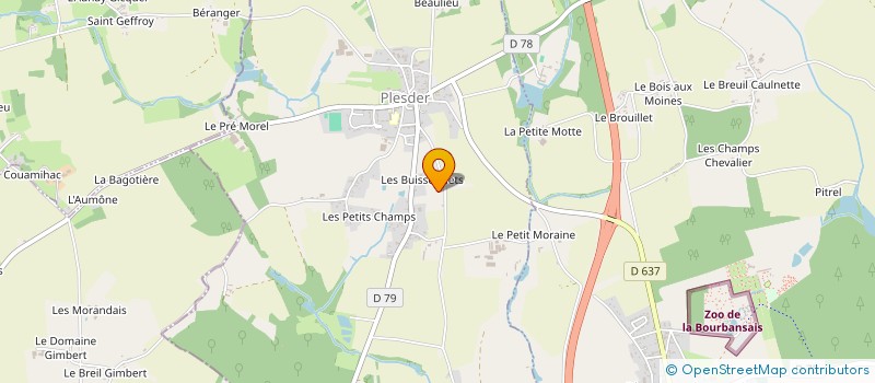 localisation de l'entreprise A.DIS.E.CO à PLESDER