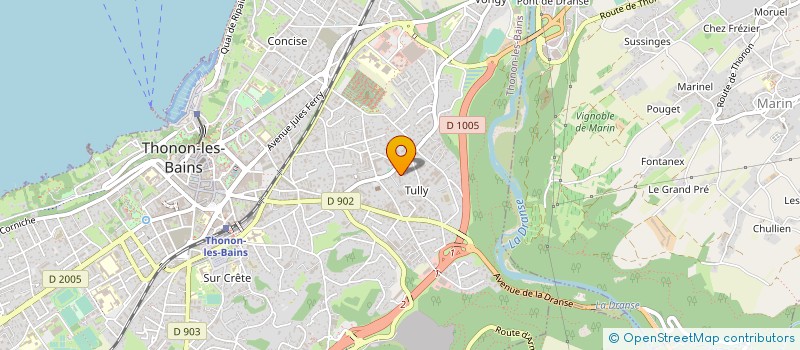 localisation de l'entreprise A DISPO à THONON-LES-BAINS