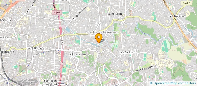 localisation de l'entreprise A. DISTRIBUTION à MARSEILLE