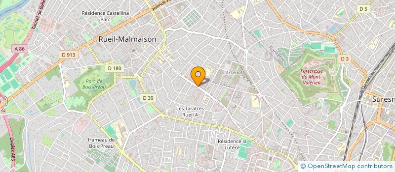 localisation de l'entreprise A DOM PHARM' SERVICES à RUEIL MALMAISON