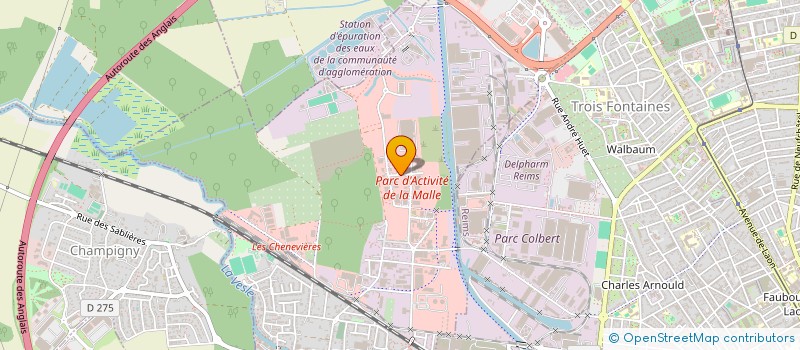 localisation de l'entreprise A DOM SANTE  SAINT-BRICE-COURCELLES