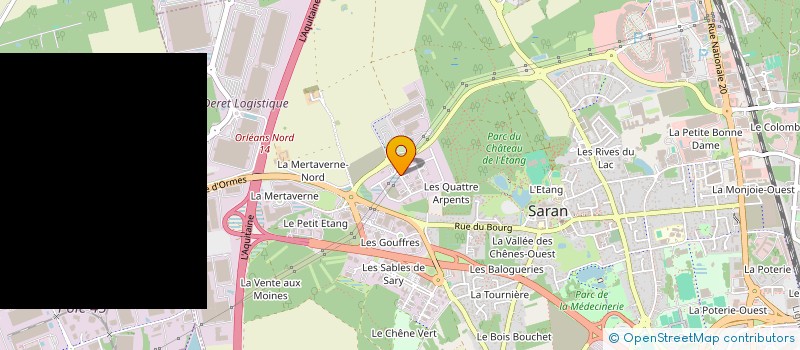 localisation de l'entreprise A DOM'SERVICES à SARAN