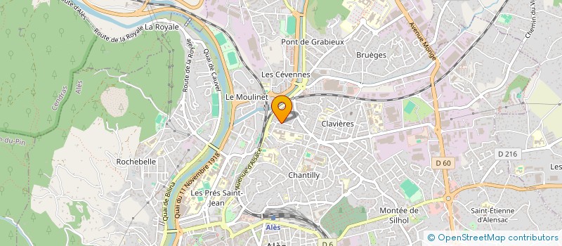 localisation de l'entreprise A DOM30 à ALES