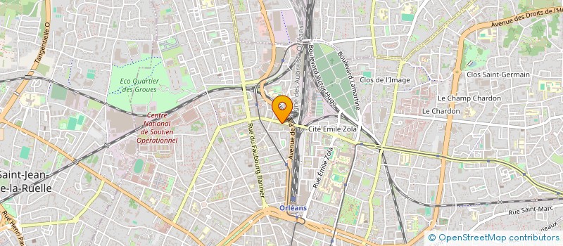 localisation de l'entreprise A DOMICILE 45 à ORLEANS
